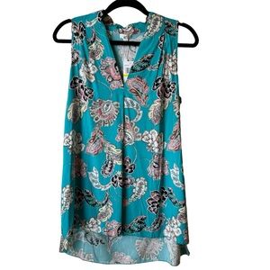 Spence | Paisley Sleeveless Top | High/Low | Size Medium
